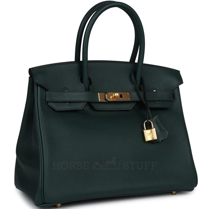 Hermès Birkin 30 Vert Tropical Swift GHW