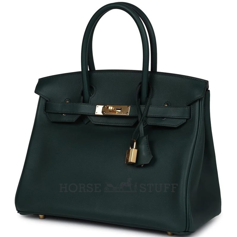 Hermès Birkin 30 Vert Tropical Swift GHW