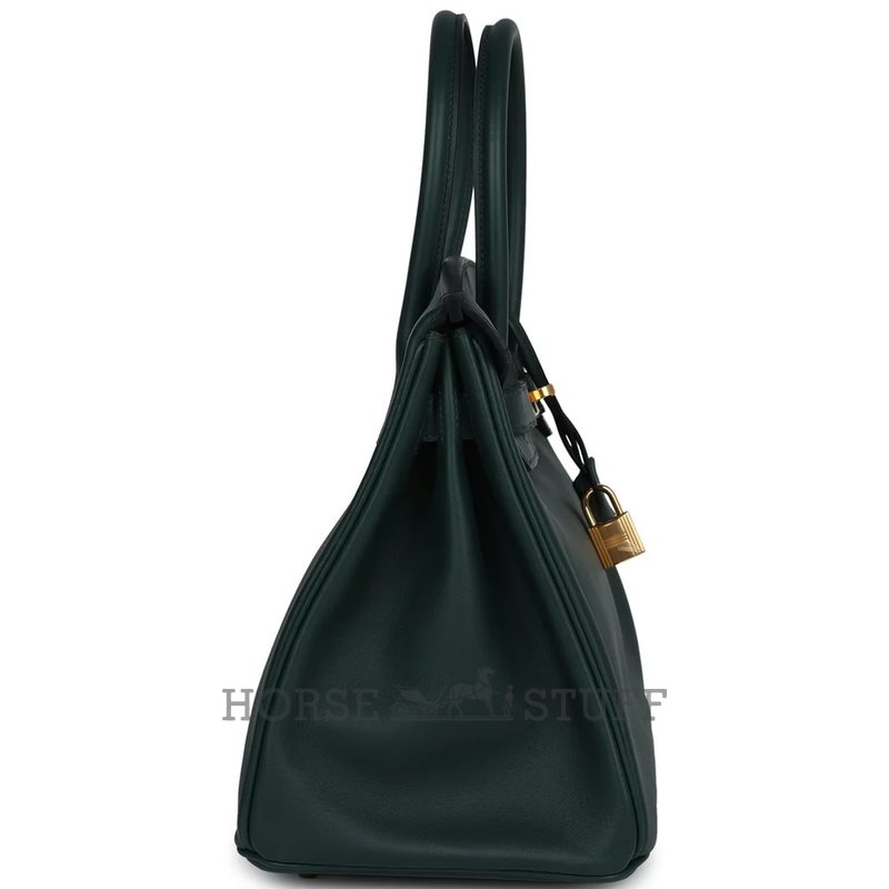 Hermès Birkin 30 Vert Tropical Swift GHW