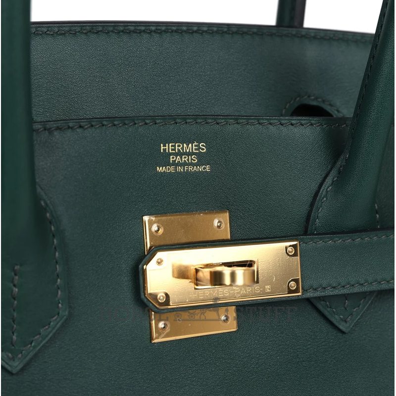 Hermès Birkin 30 Vert Tropical Swift GHW