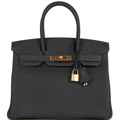 Hermès Birkin 30 Ardoise Togo GHW