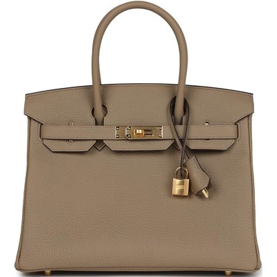 Hermès Birkin 30 Beige Marfa Togo GHW