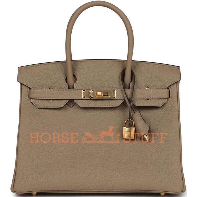 Hermès Birkin 30 Beige Marfa Togo GHW