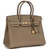 Hermès Birkin 30 Beige Marfa Togo GHW