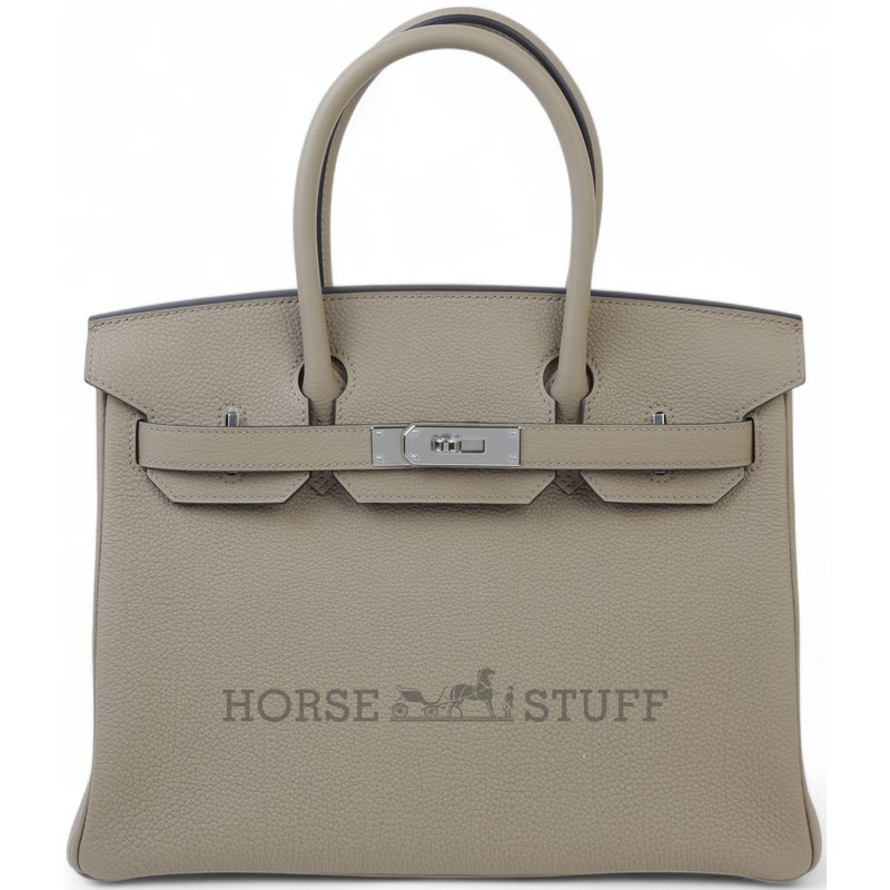 Hermès Birkin 30 Beige Marfa Togo PHW