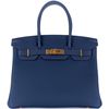 Hermès Birkin 30 Blue Pale Clemence GHW