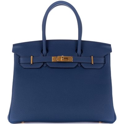 Hermès Birkin 30 Bleu de Prusse Togo GHW