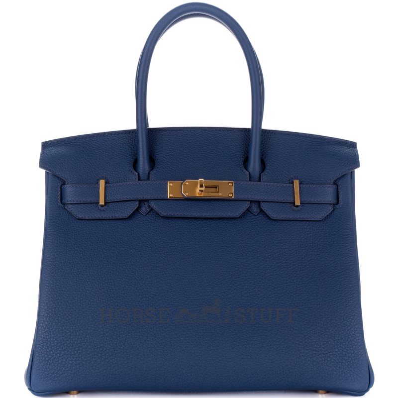 Hermès Birkin 30 Blue Pale Clemence GHW