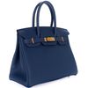 Hermès Birkin 30 Blue Pale Clemence GHW