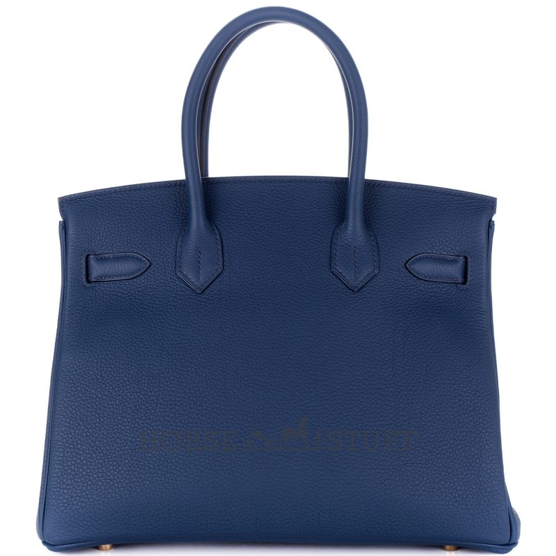 Hermès Birkin 30 Blue Pale Clemence GHW
