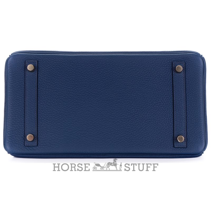 Hermès Birkin 30 Blue Pale Clemence GHW