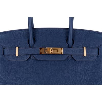 Hermès Birkin 30 Bleu de Prusse Togo GHW