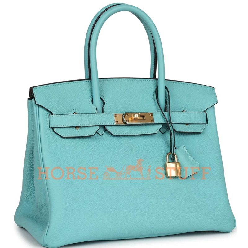 Hermès Birkin 30 Blue Atoll Togo GHW