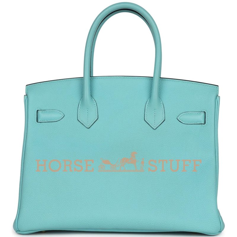 Hermès Birkin 30 Blue Atoll Togo GHW