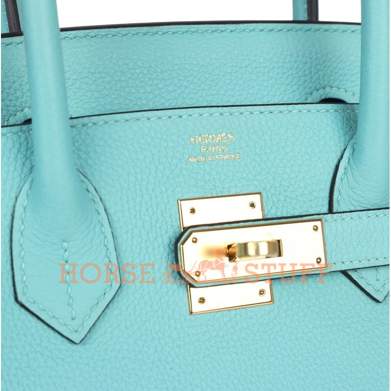 Hermès Birkin 30 Blue Atoll Togo GHW