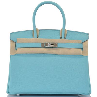 Hermès Birkin 30 Blue Atoll Togo PHW