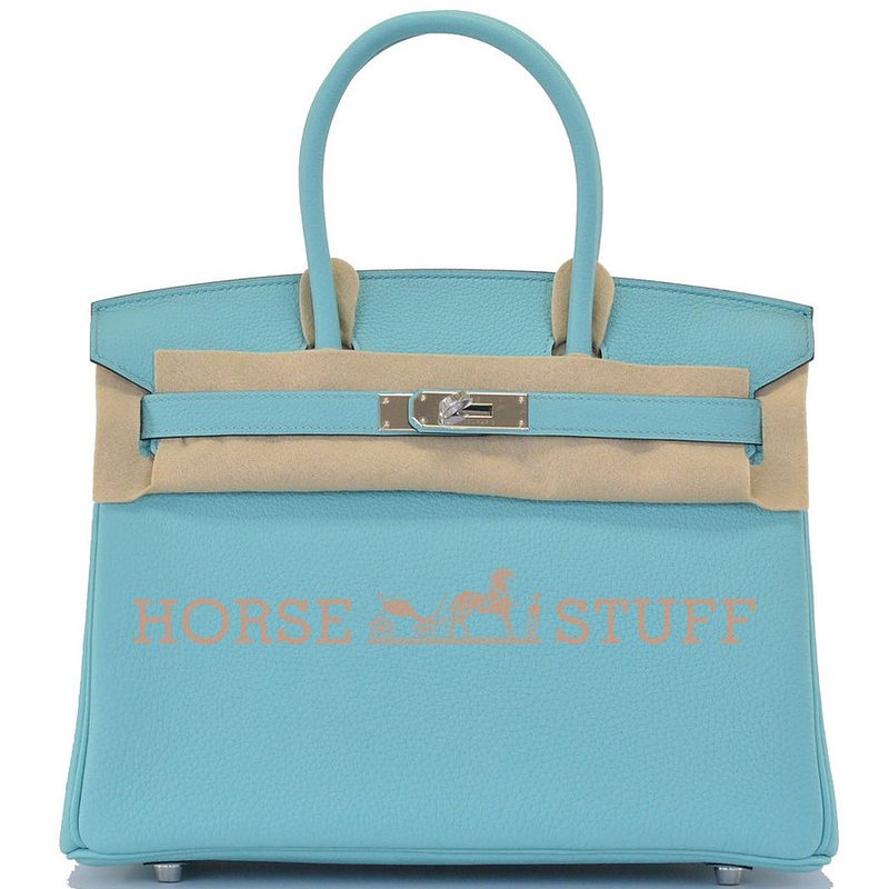 Hermès Birkin 30 Blue Atoll Togo PHW