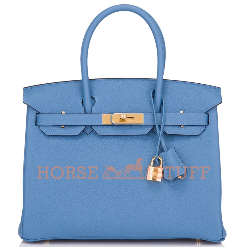 Hermès Birkin 30 Blue Azur Togo GHW