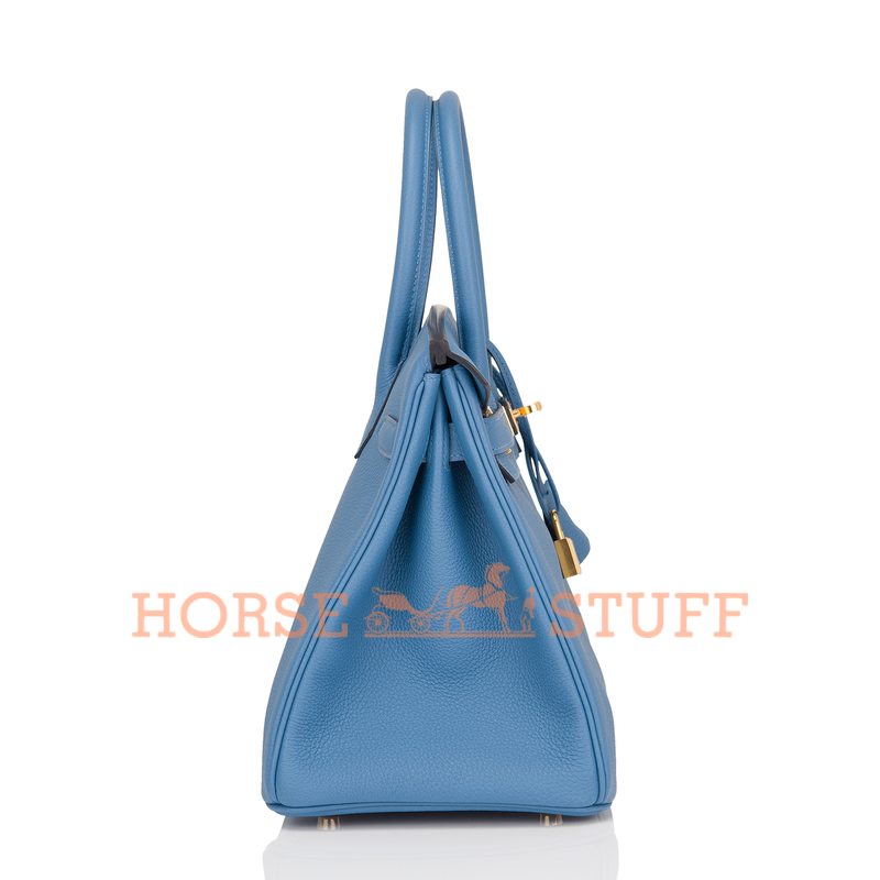 Hermès Birkin 30 Blue Azur Togo GHW