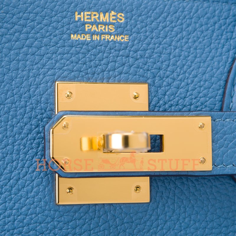 Hermès Birkin 30 Blue Azur Togo GHW