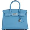 Hermès Birkin 30 Blue Azur Togo PHW