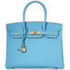 Hermès Birkin 30 Blue de Nord Togo GHW