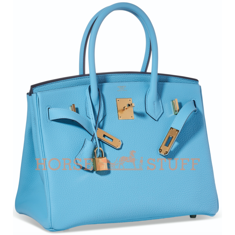 Hermès Birkin 30 Blue de Nord Togo GHW