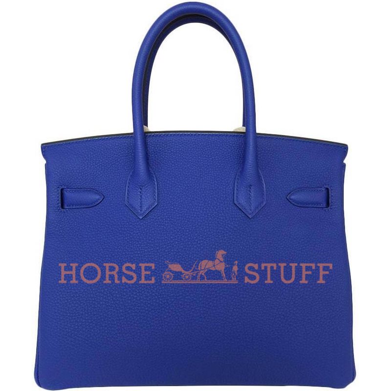 Hermès Birkin 30 Blue Electrique Togo GHW