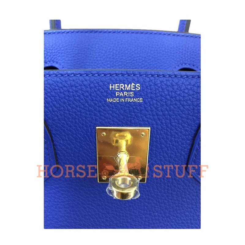 Hermès Birkin 30 Blue Electrique Togo GHW