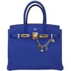 Hermès Birkin 30 Blue Electrique Togo GHW