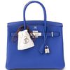 Hermès Birkin 30 Blue Electrique Togo PHW