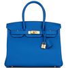 Hermès Birkin 30 Blue France Togo GHW