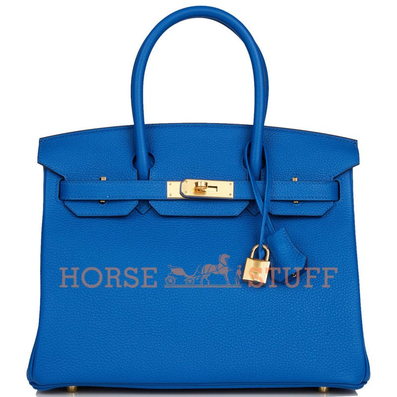 Hermès Birkin 30 Blue France Togo GHW