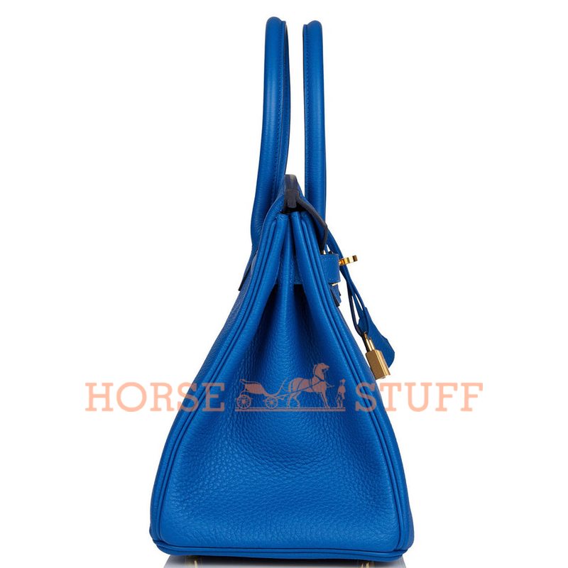 Hermès Birkin 30 Blue France Togo GHW