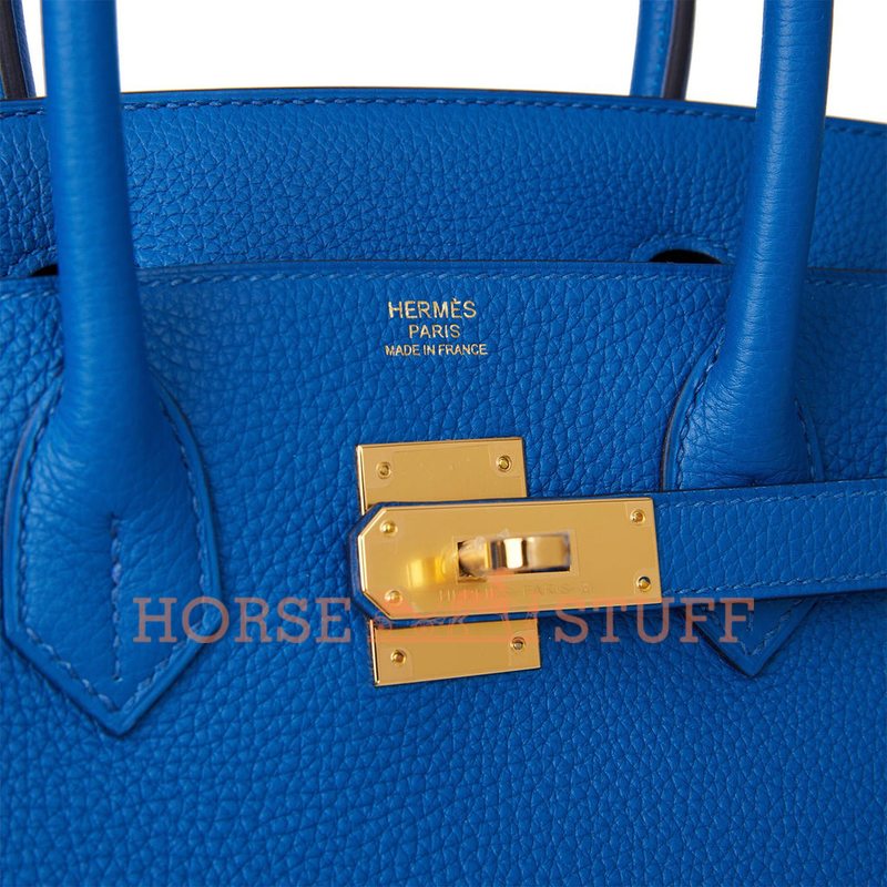 Hermès Birkin 30 Blue France Togo GHW