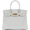 Hermès Birkin 30 Blue Pale Clemence GHW