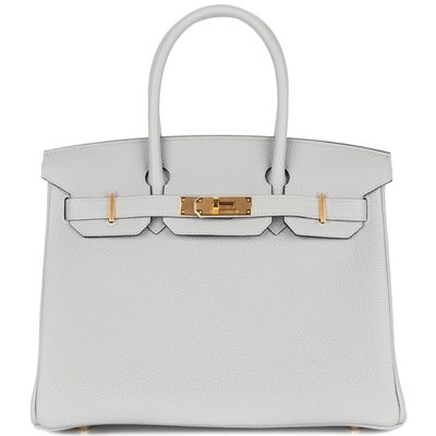 Hermès Birkin 30 Blue Glacier Togo GHW