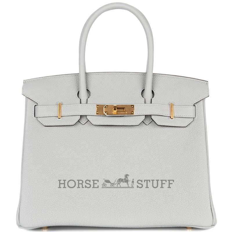 Hermès Birkin 30 Blue Pale Clemence GHW
