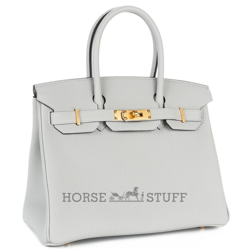 Hermès Birkin 30 Blue Pale Clemence GHW