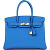 Hermès Birkin 30 Blue Hydra Togo GHW