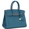 Hermès Birkin 30 Blue Jean Togo PHW