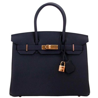 Hermès Birkin 30 Blue Nuit Togo GHW