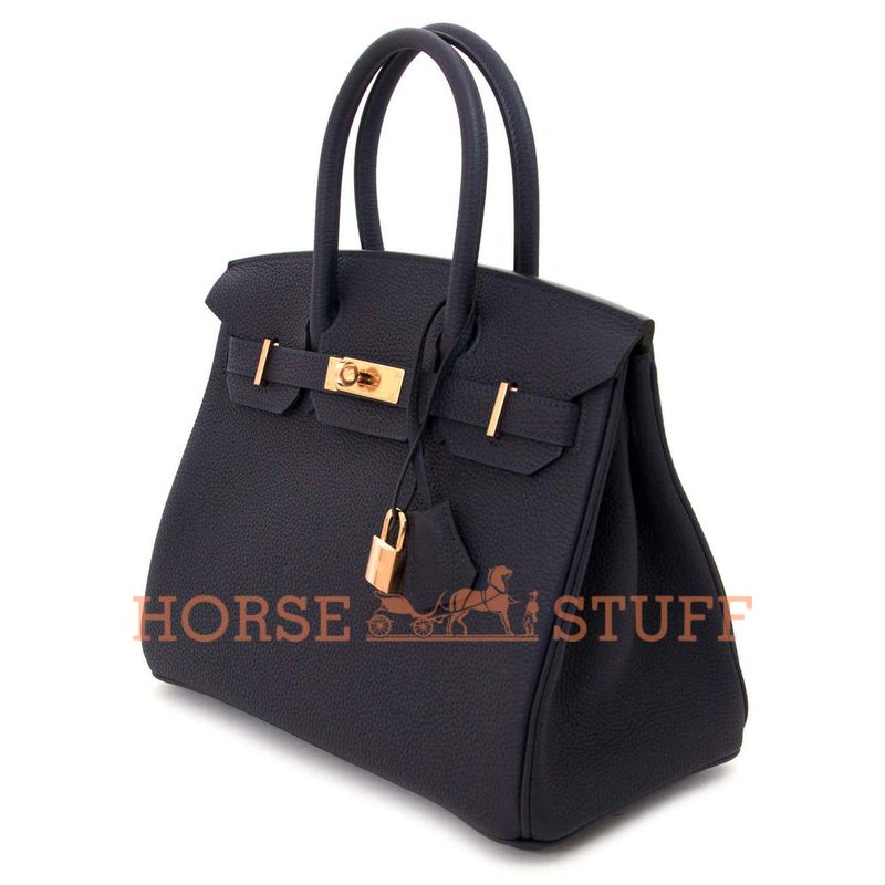 Hermès Birkin 30 Blue Nuit Togo GHW