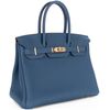 Hermès Birkin 30 Blue Pale Clemence GHW