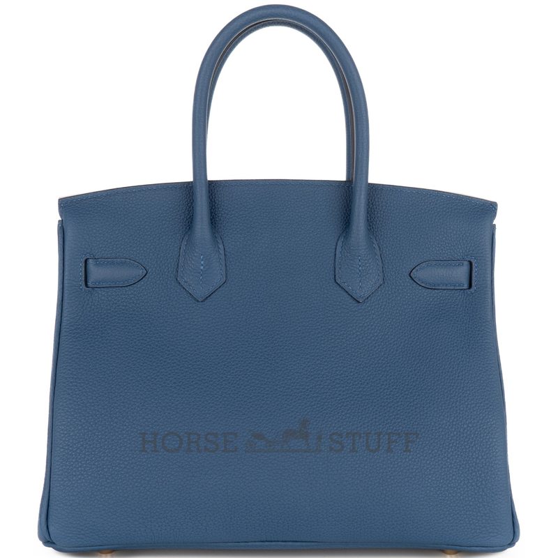 Hermès Birkin 30 Blue Pale Clemence GHW