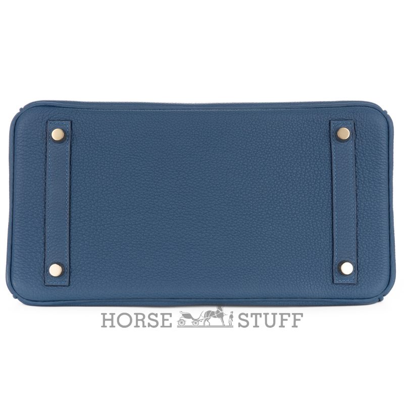 Hermès Birkin 30 Blue Pale Clemence GHW