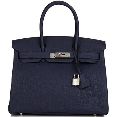 Hermès Birkin 30 Blue Nuit Togo PHW