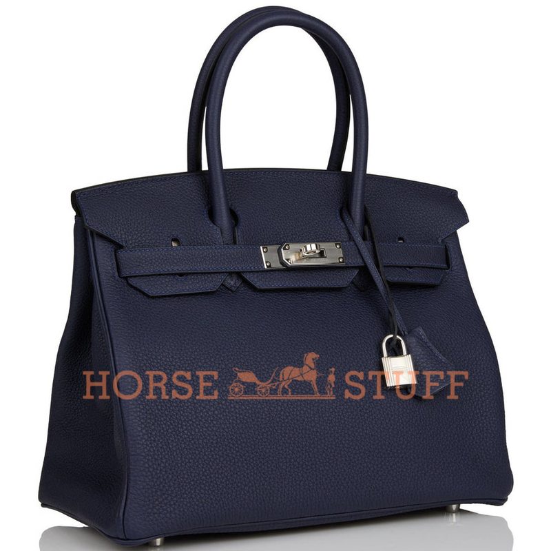 Hermès Birkin 30 Blue Nuit Togo PHW