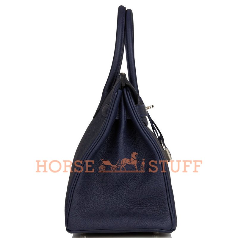 Hermès Birkin 30 Blue Nuit Togo PHW