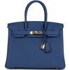 Hermès Birkin 30 Blue Tie Togo GHW